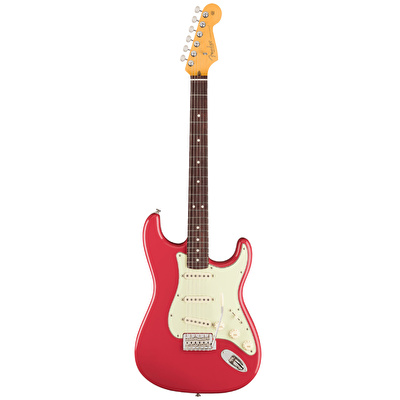 FENDER American Professional Classic Stratocaster Gülağacı Klavye Faded Dakota Red Elektro Gitar
