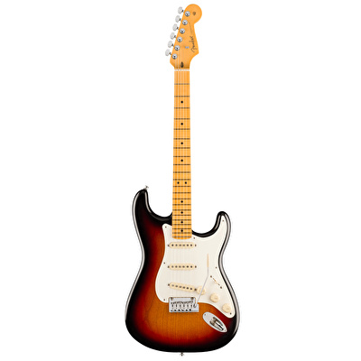 FENDER American Ultra Luxe Vintage 50s Stratocaster Akçaağaç Klavye 3 Ton Sunburst Elektro Gitar