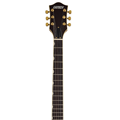 GRETSCH Limited Edition Electromatic Flame Okoume Broadkaster Center Block Double Cut w/Bigsby Roundup Orange Elektro Gitar