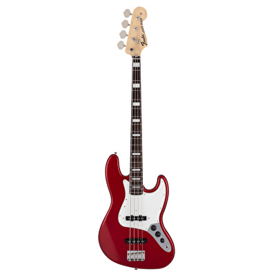 Fender Made in Japan Traditional 70s Jazz Bass Gülağacı Klavye Candy Apple Red w/Bag Bas Gitar