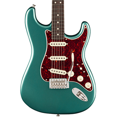 FENDER American Professional Classic Stratocaster Gülağacı Klavye Faded Sherwood Green Metallic Elektro Gitar