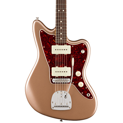 FENDER American Professional Classic Jazzmaster Gülağacı Klavye Faded Firemist Gold Elektro Gitar