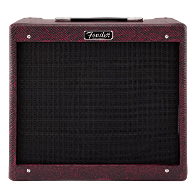 FENDER Limited Edition Blues Junior IV Red Snakeskin Texas Heat Elektro Gitar Amfisi