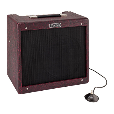 FENDER Limited Edition Blues Junior IV Red Snakeskin Texas Heat Elektro Gitar Amfisi