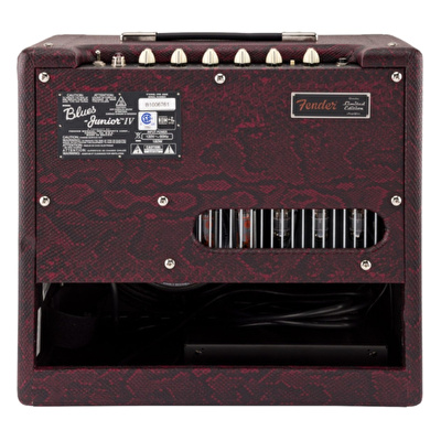 FENDER Limited Edition Blues Junior IV Red Snakeskin Texas Heat Elektro Gitar Amfisi