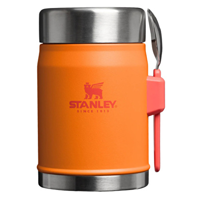 STANLEY The Legendary Food Jar + Spork 0.4L / 14oz Goldenrod Coral