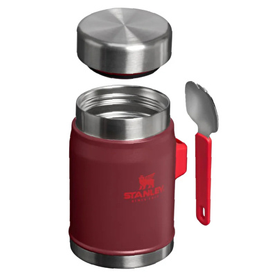 STANLEY The Legendary Food Jar + Spork 0.4L / 14oz Cranberry