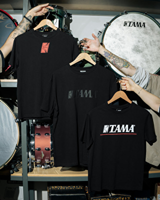 TAMA Black Logo T-Shirt Siyah