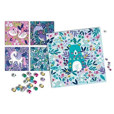 AUZOU  Parıltılı Sanat Seti - 600 Renkli Pul