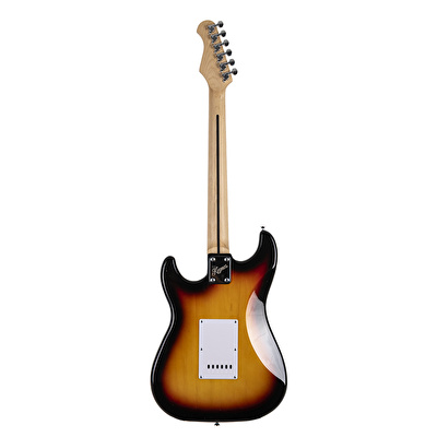 KOZMOS KGP-STG20HSS-3TS Sunburst Elektro Gitar + NOVA-MINI-BK 10W Amfi Başlangıç Paketi