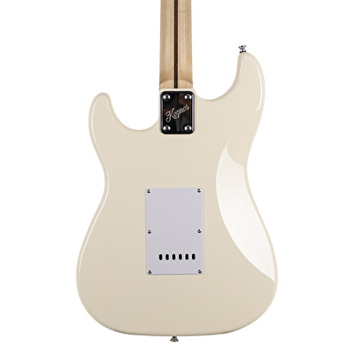 KOZMOS KGP-STG20HSS-OWH Beyaz Elektro Gitar + UNIQUE-MINI-BK 10W Amfi Başlangıç Paketi