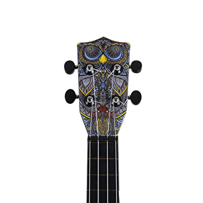 Karin Tribal Baykuş Desenli Soprano Ukulele
