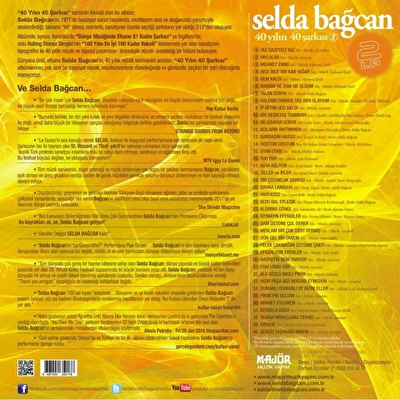 Selda Bağcan - 40 Yılın 40 Şarkısı - Vol. 2 (Renkli Plak)