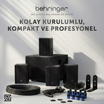 BEHRINGER SAT 1004 PA 4+1 Hoparlör Paketi