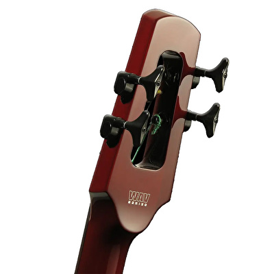 NS DESIGN WAV5C-CO-TR Transparan Kırmızı Elektro Çello (5 Telli)