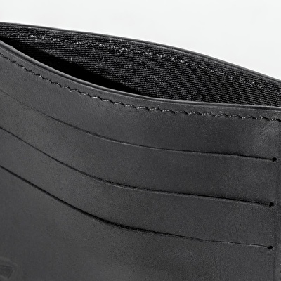 FENDER® Deri Siyah Kartlık