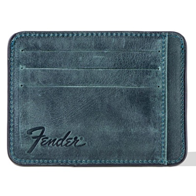 FENDER® Deri Zeytin Yeşili Kartlık