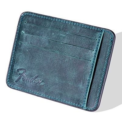 FENDER® Deri Zeytin Yeşili Kartlık