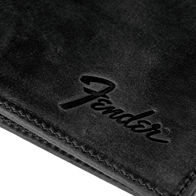FENDER® Deri Siyah Cüzdan