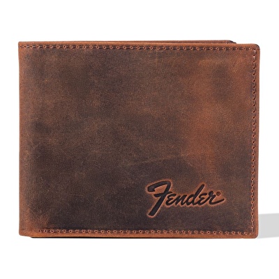 FENDER® Deri Kahverengi Cüzdan