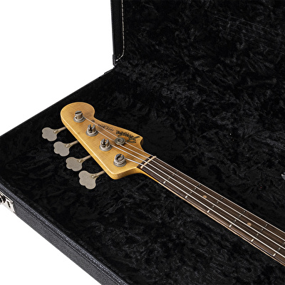 Fender Custom Shop 1961 Jazz Bass Heavy Relic Gülağacı Klavye Aged Olympic White Bas Gitar