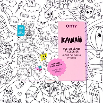 OMY Boyama Posteri - Kawai