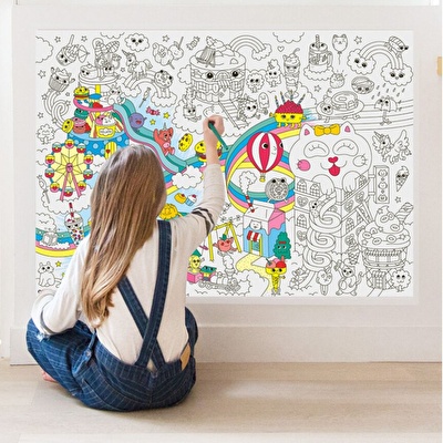 OMY Boyama Posteri - Kawai