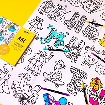 OMY Boyama Posteri - ABC