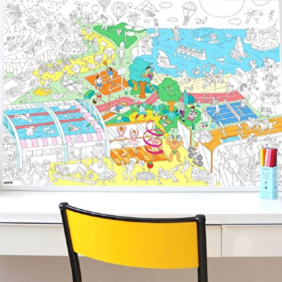 OMY Boyama Posteri - Sports Club