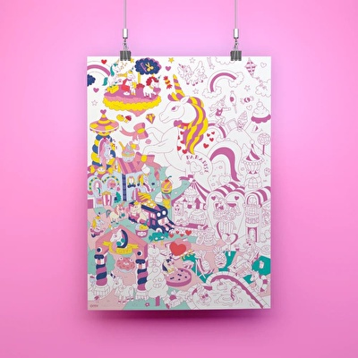 OMY  Boyama Posteri- Lily