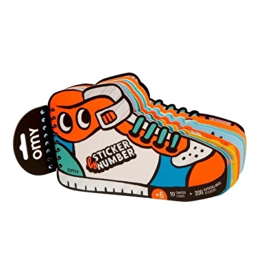 OMY Sticker By Number Not Defteri - Street