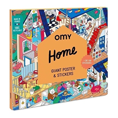 OMY Poster & Stickers - Home