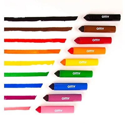OMY 9 Adet Jumbo Markers Kalemler