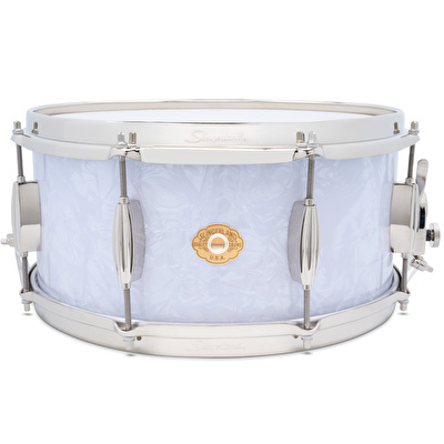 SLINGERLAND Radio King Artist White Marine Pearl Wrap 14"x6.5" Trampet
