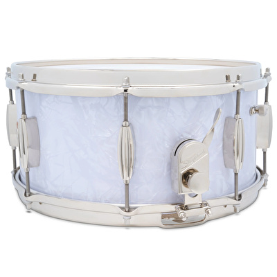 SLINGERLAND Radio King Artist White Marine Pearl Wrap 14"x6.5" Trampet