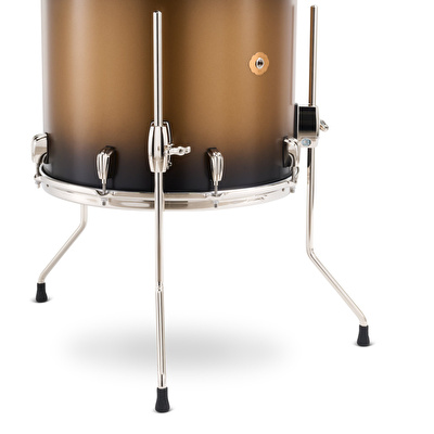 SLINGERLAND Radio King Outfit Black & Gold Lacquer 5 Parça (22B/10T/12T/16F/14S) Akustik Davul Seti