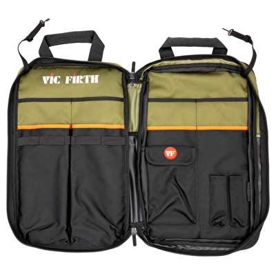 VIC FIRTH VXSB0114 - Yeşil/Siyah Profesyonel Baget Çantası