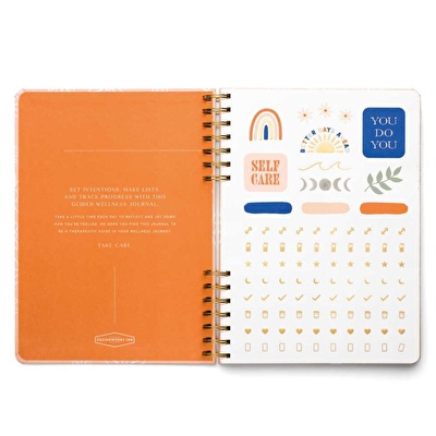 DESIGNWORKS INK Jumbo Boy Ayraçlı Spiral Defter - Take Care