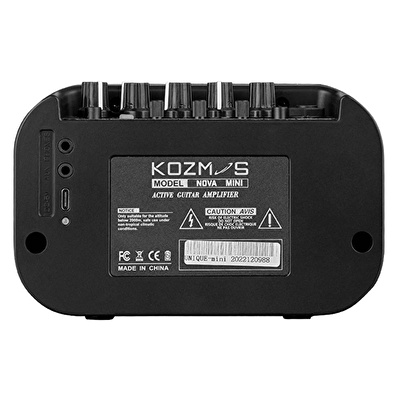 KOZMOS KGP-STG20HSS-BK Siyah Elektro Gitar + NOVA-MINI-BK 10W Amfi Başlangıç Paketi