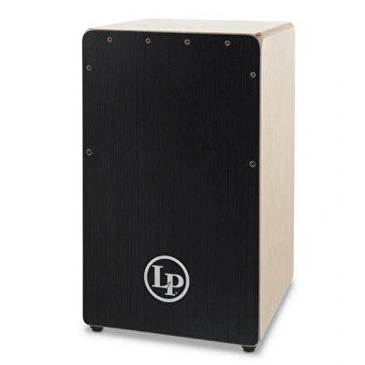 LATIN PERCUSSION LP1491BS Black Stripe Woodshop Cajon
