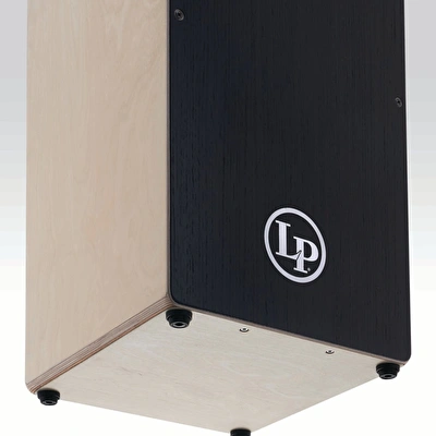 LATIN PERCUSSION LP1491BS Black Stripe Woodshop Cajon