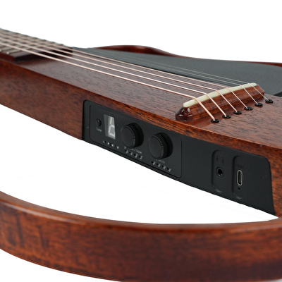 Natasha NBSG Silent Smart Maun Elektro Akustik Gitar (Kablosuz Alıcı Dahil)