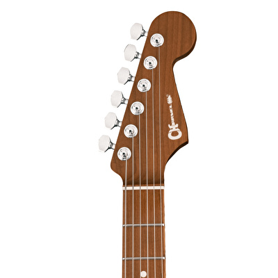 Charvel Guthrie Govan MJ San Dimas SD24 CM Caramelized Akçaağaç Klavye Three-Tone Sunburst Elektro Gitar