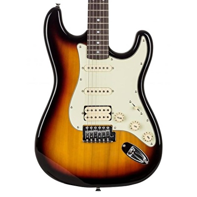 KOZMOS KST-62HSS-GRWN-3TS 3 Ton Sunburst Elektro Gitar