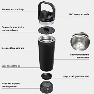 STANLEY The Vitalize™ Shaker 0.59L / 20oz Siyah 2.0