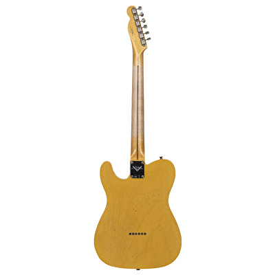 Fender Custom Shop 1951 Nocaster Journeyman Relic Akçaağaç Klavye Aged Nocaster Blonde Elektro Gitar