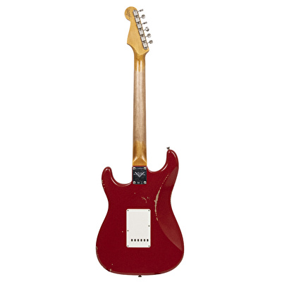Fender Custom Shop 1962 Stratocaster Relic Gülağacı Klavye Aged Seminole Red Elektro Gitar
