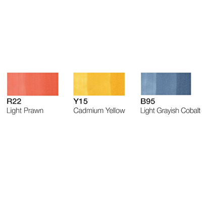 COPIC Ciao 3lü Layer & Mix Set - Brilliant Palette