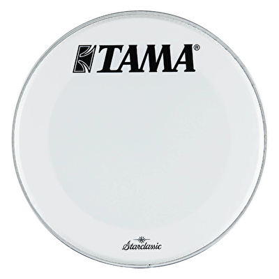 TAMA SW16BMTT -  TAMA & Starclassic Logolu 16" Smooth White Bas Davul Ön Kafa Derisi