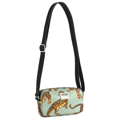 WOUF Emerald Leopard Mini Çanta - Telefon Çantası